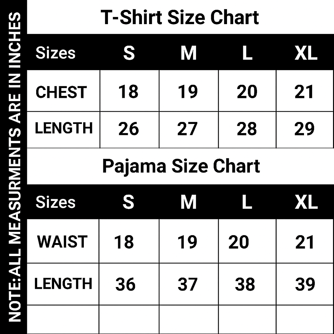 Soft Jersey Heart Print Night Suit