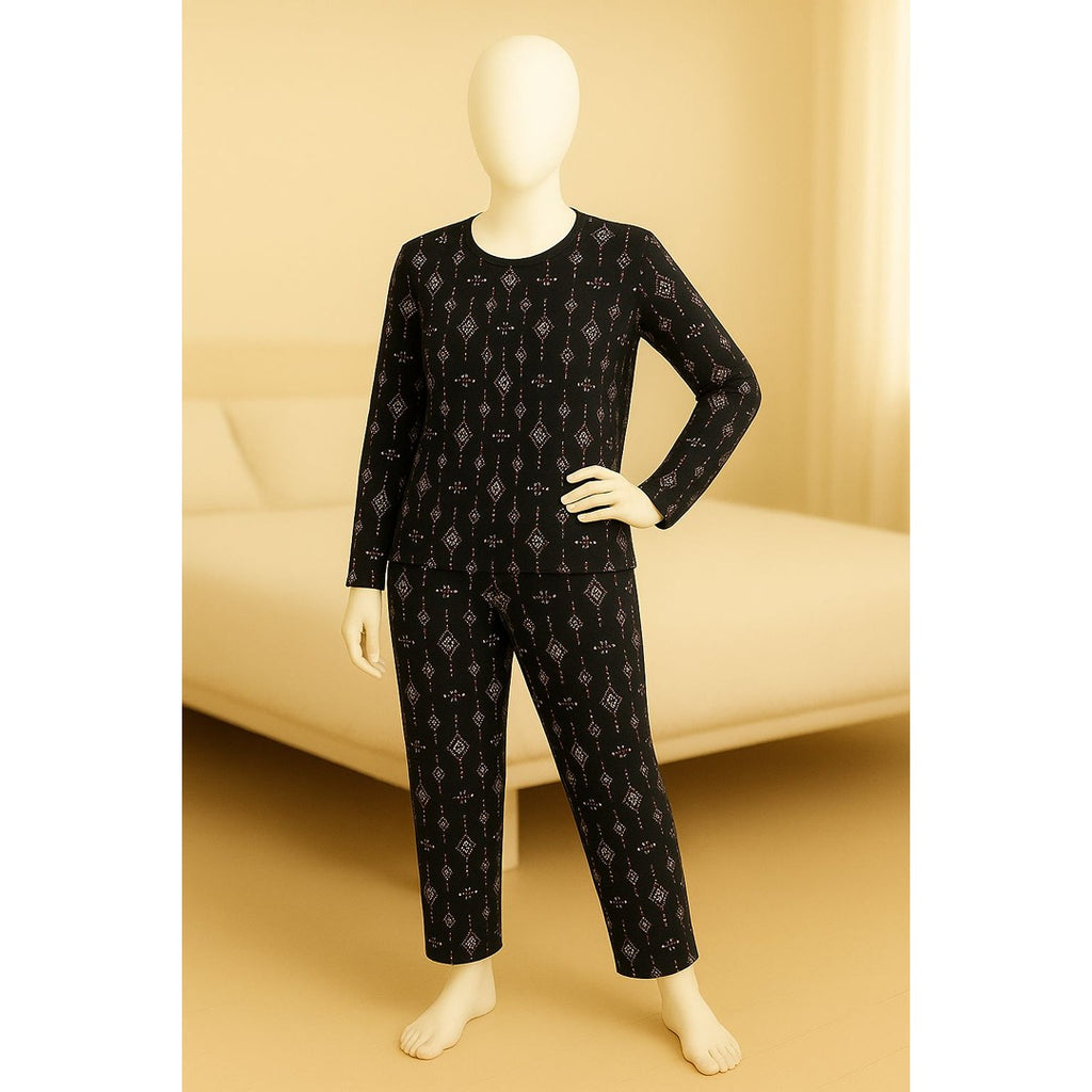 Black Diamond – Women’s Full Sleeves Night Suit